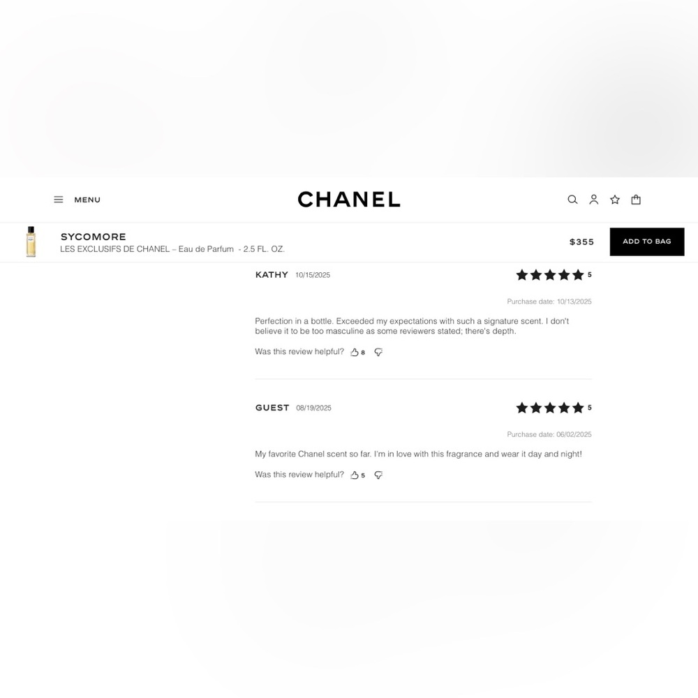 CHANEL Sycomore - Picture 8 of 9